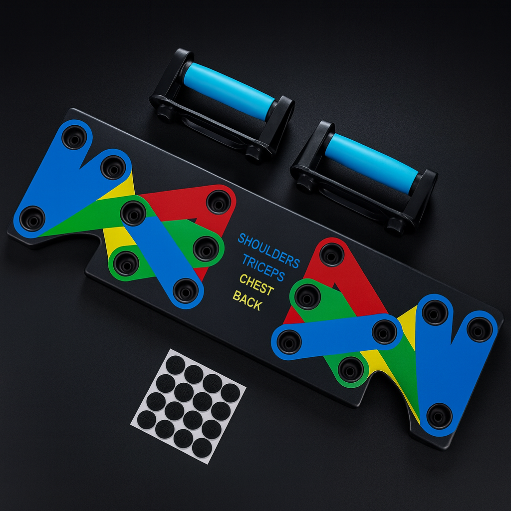 PUSHCORE™ – Station multifonction push-up & entraînement poids du corps